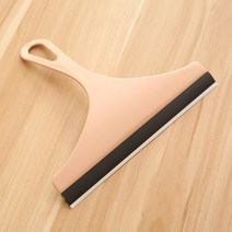 자동차 앞 유리 브러시 창 청소 브러시 고무 스크레이퍼 깊은 청소 스퀴지 와이퍼 블레이드 먼지 떨이 청소기 홈 욕실 유리청소도구, 핑크색