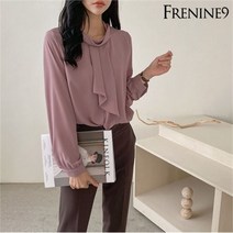 프리나인 스카프러플블라우스FB03061A