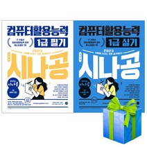 2023 시나공 컴퓨터활용능력 1급 필기 실기 세트 전2권 컴활
