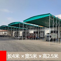 주차장천막 주차천막 카페 글램핑 테라스 바베큐텐트 784623, 길이 4미터 폭 5미터 높이 2.5