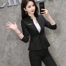 ANYOU 춘추 트랜드 작은 양복 커리어 슈트 여자 양복