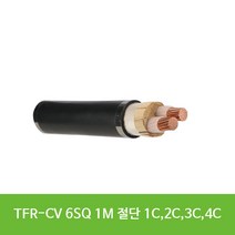 TFR-CV 6SQ 1M 단위절단 1C 2C 3C 4C 대세전기, CV 6SQ 3C 1m