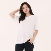 루즈핏 라운드티셔츠 여성티셔츠 티셔츠 박스티 코디