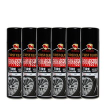 1+1 불스원 타이어 세정광택제-550ml 타이어 세정제 광택제 세정광택제 광택보호제 코팅제 보호제 크리너 클리너, 6개, 550ml