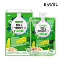 로엘 웰업 하루한끼 식물성 단백질쉐이크 초당옥수수맛, 40g, 7포