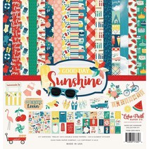 에코파크 페이퍼컴퍼니 굿데이 선샤인 컬렉션 키트 : Arts Crafts & Sewing, 단일옵션