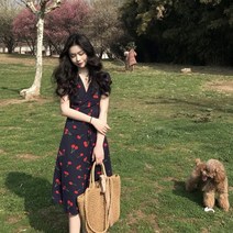 SAMARA 썸머 쉬폰 원피스 꽃무늬 프린트 페미닌 드레스 EL0938