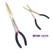 BNK 롱마루 11 인치 0도 (공구 수공구 롱마루 마루 작업) 롱로우즈 롱로즈 플라이어 펜치 롱노즈 a롱노우즈, 1