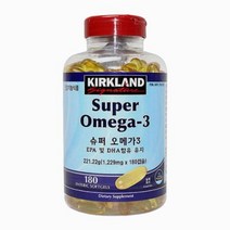 커클랜드 슈퍼 오메가3 1229mg 180캡슐 1개, 999, 3 1229mg 180캡슐 [1]