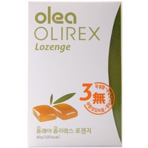 아주약품) 올레아 올리렉스 로젠지 1갑(12개)/목캔디 프로폴리스, 1갑, 12ea