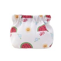 복조리 파우치 어린이집 복주머니 생리대 스트랩 스트링 미니 메이크업 가방 패드 파우치 휴대용 보관 재사