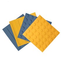 시각장애인 점자블록 미끄럼 방지 보도블록 병원 지하철 마트, 옐로우도트스타일30cm30cm