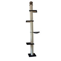 나무위의고양이 캣타워 스크레처 캣워커 선반 diy cat tree accessories 고양이 긁는 포스트 스크래치 지원 천장 고양이 등반 타워 플랫폼 고양이 집 해먹 애완, 10-25cm 상단 트레이, 쇼로