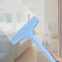 서후네 먼지 슥삭 제거 브러쉬스틱 방충망 침구류 청소도구 클리너 솔, 1개, 블루