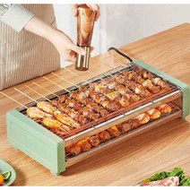 꼬치 전기 그릴 가정 스토브 실내 가정용 치킨 캠핑, 대형 3종 완전 세트