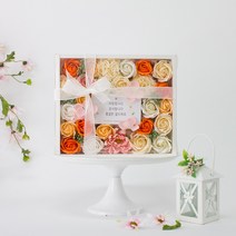 비누꽃 플라워 반전용돈박스 어버이날 부모님 생신 선물 기념일 카네이션 돈티슈 환갑, 01_기본 문구, 핑크-봉투