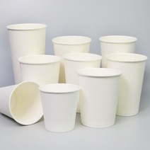 무지 종이컵 12온스 440ml 1000개, 6.5온스(200ml)