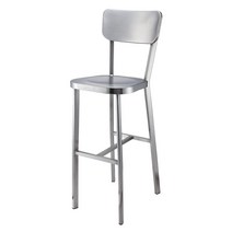 스테인레스 의자 미드센츄리 스틸 체어 모던 매장, 75 바 의자(경면) 테이블높이100~110