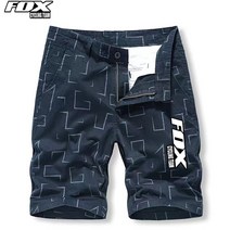 남성 통기성 승마 FOX-사이클링 팀 캐주얼 남성용 사이클 반바지 다운힐 로드 MTB 라이딩 바지 자전거 여, 09 09_08 38