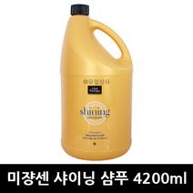 미쟝센 샤이닝 샴푸 4200ml x 4개 / 대용량 업소용