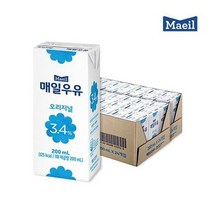 매일우유 오리지널 가정 배달 멸균 우유 200ml 24팩, 상세페이지 참조