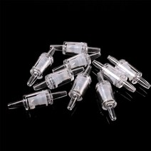 솔밸브 10 산소 펌프 공기 파이프 체크 밸브 수족관 편도 비 반환 3 색, 01 Black