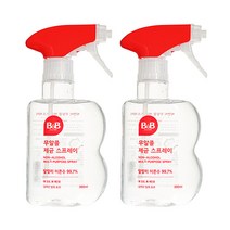 비앤비 안심제균 스프레이 용기형, 300ml, 2개