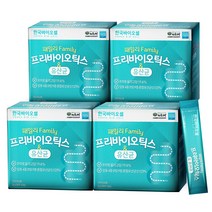 삼성제약 패밀리 프리바이오틱스 유산균 30p, 60g, 4개