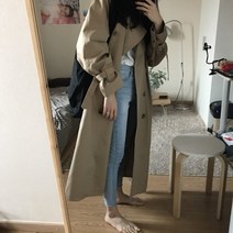 SAMARA 트렌치 코트 여성 가을 바바리 빅사이즈FT2207