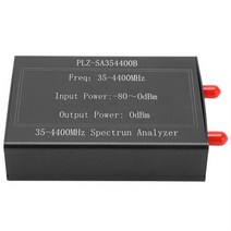 스펙트럼 측정기 스펙트럼 분석기35-4400MHz 스펙트럼 분석기 USB2.0 휴대용 스칼라 디지털 추적 소스 TG, 한개옵션0