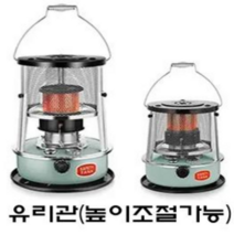등유 캠핑 난로 기름 심지 소형 석유 히터 레트로 난방기 풀세트, 유리관 민트 002, 1개