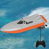2.4G RC 보트 10 km/H 고속 전기 선박 요트 완구 방수 더블 모터 원격 제어 보트 어린이 및 성인 수영장, 01 grey