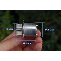 진동모터 전기모터 서보모터RC-320 마이크로 24mm 진동기 모터 DC 6V 7.2V 9V 강한 편심 휠 DIY 장난감 마, 한개옵션0