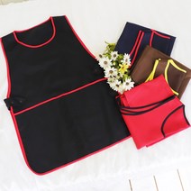 (주)더해피 요양보호사 앞치마 간호 간병 실버용품 복지사 선생님 병원 작업 공방 에이프런, 04. 요양보호사 앞치마-블랙