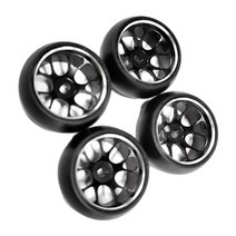 Vaveren 베이브렌 4피스 고무 휠 타이어 969 RC 랠리 DIY 악스 블랙