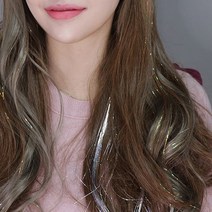 제이와이홀딩스 반짝이 펄 포인트 컬러 헤어피스 브릿지 포인트, 인어펄