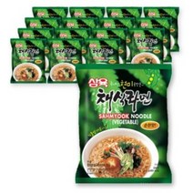 국내산 현미로 만든 채식라면(순한맛) x 16봉, 16개