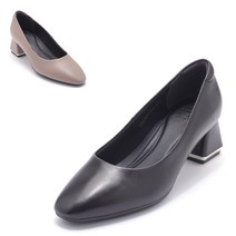 [AK PLAZA] [SAERA] C22P657 블랙 그레이 여성 펌프스 5CM