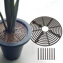 흙지킴이 화분덮개 고양이 아기흙만짐 흙날림 방지, L(52cm)