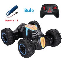 RC카 4WD 오프로드 버기 2.4GHz 원격 제어 제스처 유도 360 드리프트 회전 트위스트 등반 자동차 어린이 장난감 CV8818-88A RC, [02] 88B-Bule-1