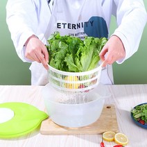 야채탈수기 샐러드 스피너 다이소야채탈수기 야채 탈수기가정용 건다기능 물 필터 압착기배수 니주방, 단일옵션