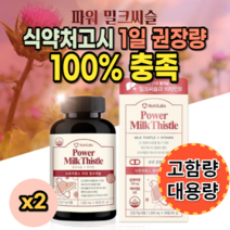 식약처인증 간에좋은 영양제 보조제 보호제 지방간 간기능 간피로 낮추는 개선 도움 에 좋은 몸이 피로가 많을 때 먹는 밀크씨슬 약 2개월분 대용량 고함량 간수치 만성피로 피곤할때, 2상자(120캡슐) 4개월분_사은품패치, 4개