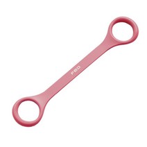 페드 8자 피트니스 탄성 요가 벨트, 핑크