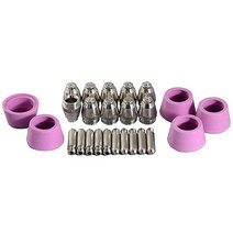 SG-55 AG-60 플라즈마 커터 토치 헤드 바디 40Amp - 60Amp 액세서리 소모품 키트 (팁 1.2mm 60A 키트 50개), Tips 1.0mm 50A kit 25pcs