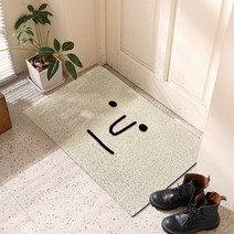 미끄럼방지 코일매트 베란다 현관 매트 러그 실내 실외용 잘라쓰는 발판, .개, F + 40×60cm