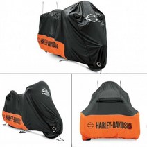 할리데이비슨 바이크 호환 주차 커버 자외선차단 방수 덮개, 3XL개, 지존/플래그십/CVO/빅글라이딩(블랙) 자외선