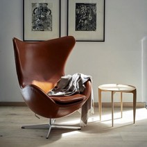 아르네야콥센 에그체어 egg chair 계란의자 북유럽 에그체어 캐주얼 소파, 의자, 캐시미어 레드