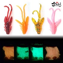 (먹음직한 송어-산천어 웜) 손피싱 호그웜-10개입, 4.레드 시버펄(10개입)