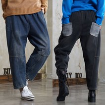 융털 교차절개 스크래치 청배기 50대엄마옷 똥싼바지