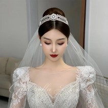 큐빅 한복 장식 생일티아라 블링블링 이브닝 파티 특별한날 스튜디오 머리띠 고급